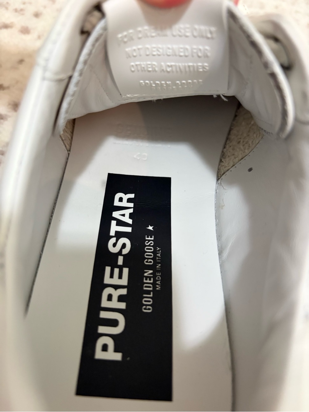 Golden Goose Pure Star Swarovski Italian Leather Sneakers - Picture 5 of 6